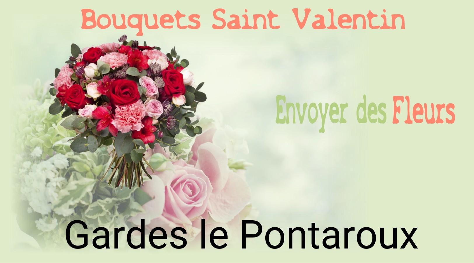 Roses de Saint-Valentin livrées à Gardes-le-Pontaroux